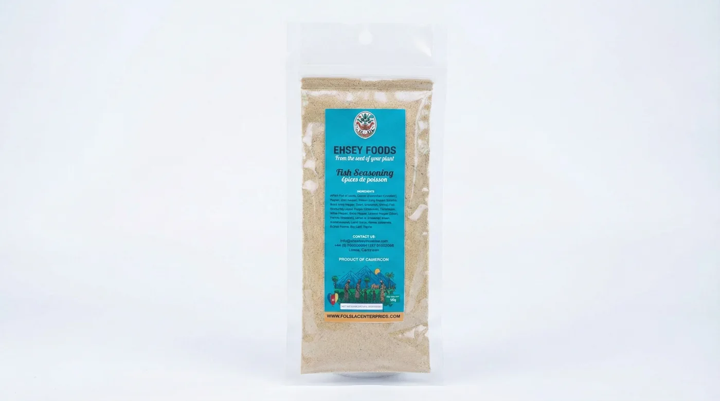 Ehsey Foods Fish Seasoning package