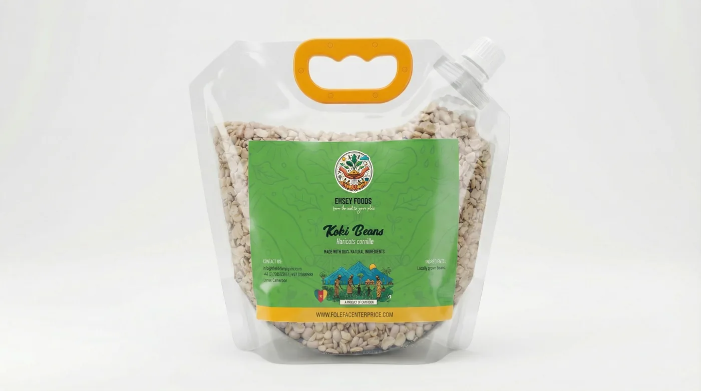 Koki beans packaging